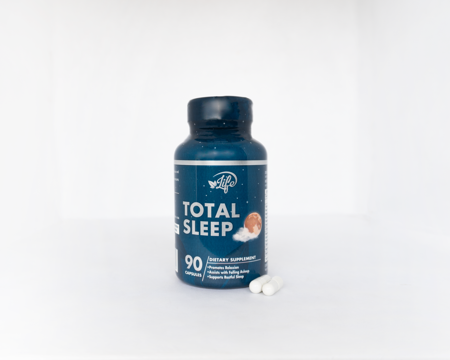 Total Sleep – 90 Cápsulas | Sueño profundo y natural sin dependencia