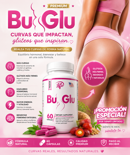 BU GLU™ PREMIUM Curvas y Gluteos Más Definidos, Confianza Más Grande