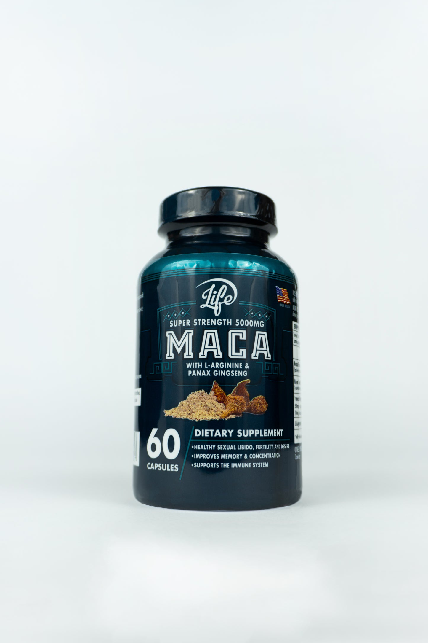 MACA 60 CÁPSULAS - Virilidad natural, potencia real