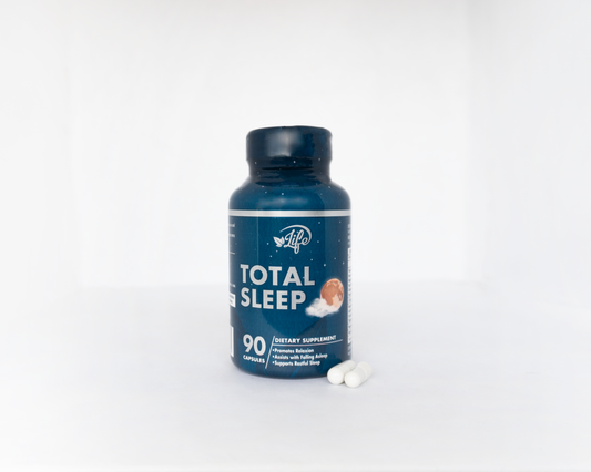 Total Sleep – 90 Cápsulas | Sueño profundo y natural sin dependencia